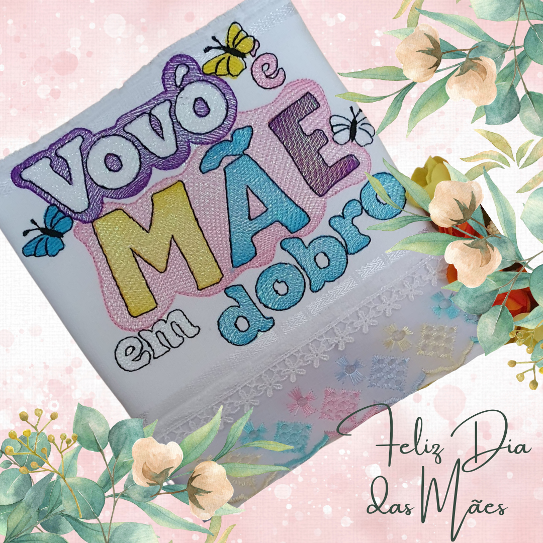 Green and Pink Watercolor Flower Border Feliz Dia das Maes Greeting Instagram Post (3)